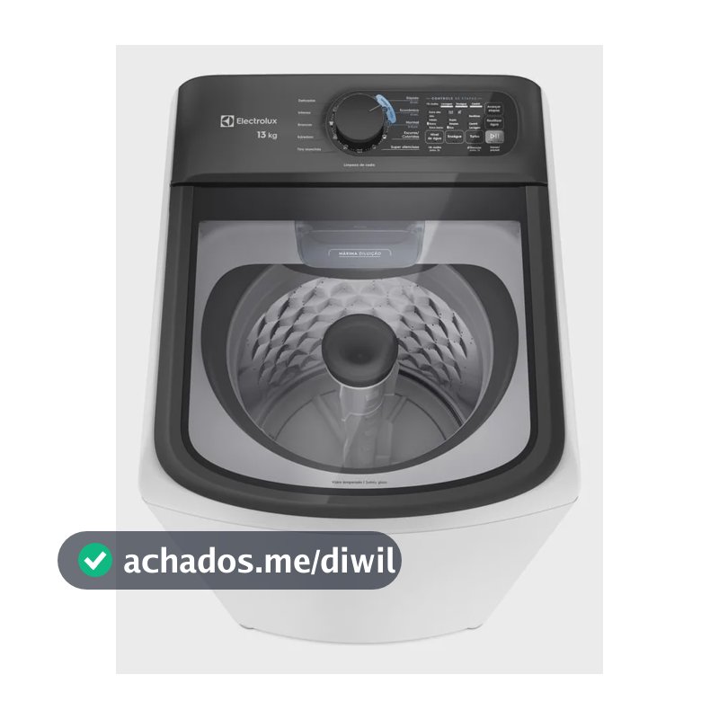 Máquina De Lavar Electrolux 13kg Branca Compacta (let13) 127v Branca