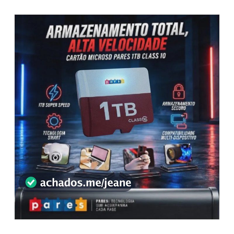 Cartão De Memória Para Câmeras Wi-fi 1tb Micro Sd Classe 10 Ultra 100mb/s Cartão Sd