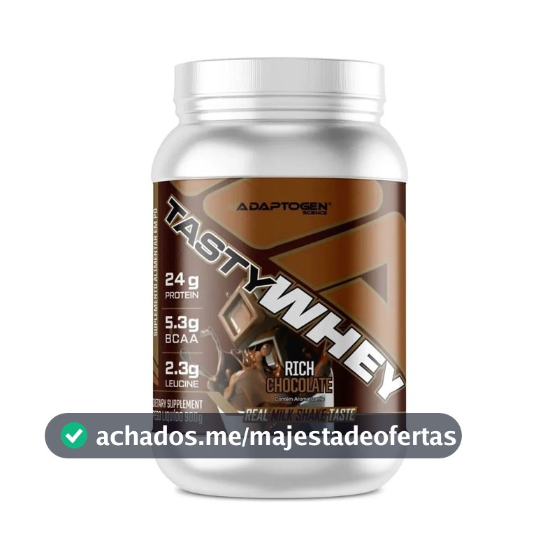 Tasty Whey 3w Gourmet Adaptogen 900g Chocolate Suíço