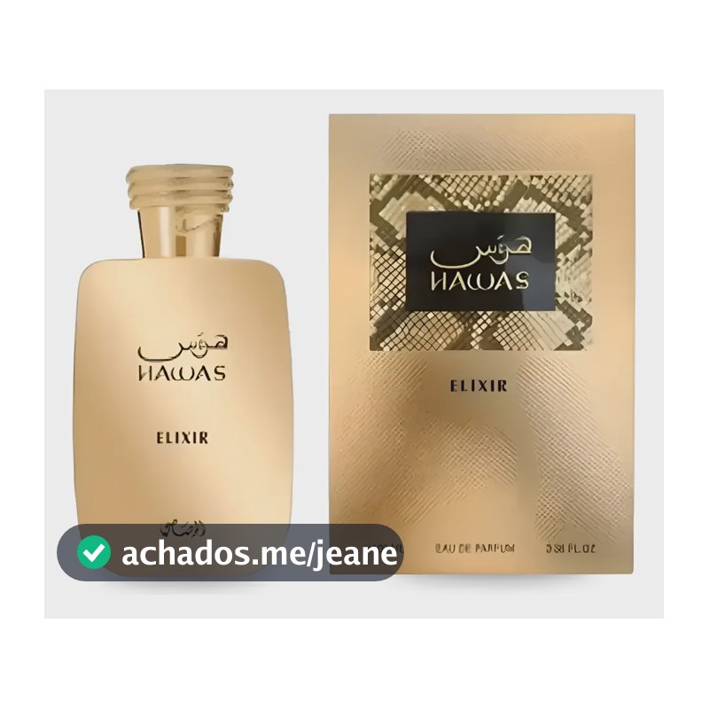 Perfume Masculino Rasasi Hawas Elixir Edp 100ml Notas Gourma