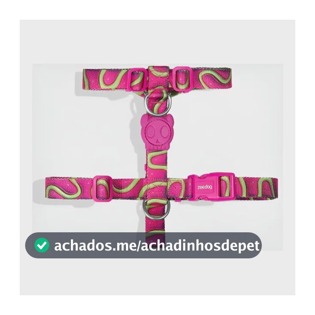 Arnês para cães H-Harness H3d Jelly Zeedog M Fuchsia Jerlly