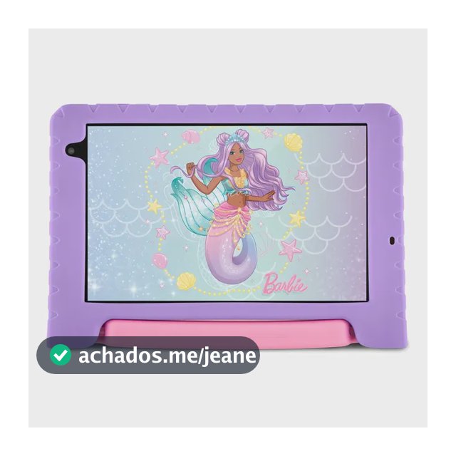 Tablet Multilaser Barbie Infantil M8 Nb434 Wi-fi 4/64gb Cor Rosa
