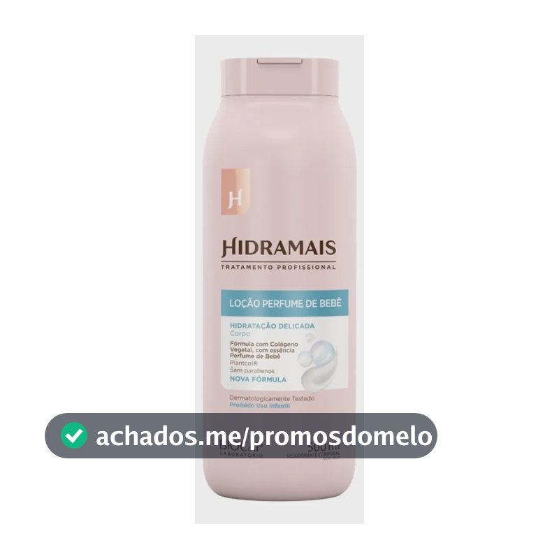 Loção Hidratante Perfume De Bebê 500ml Hidramais