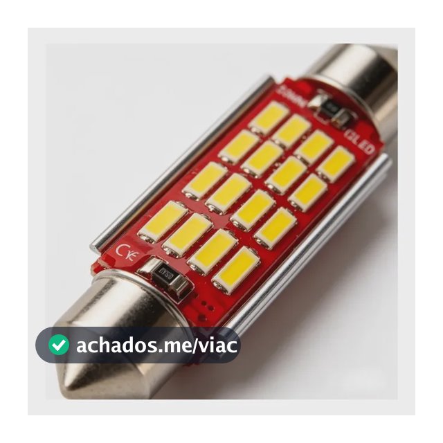 Par Lâmpada Led Carro Torpedo Canbus Canceller Teto