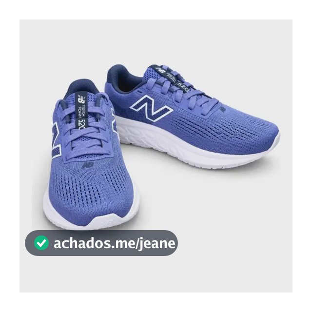 Tênis Masculino New Balance Fresh Foam 520 V9 Branco Marinho Azul - Feminino 40 Br
