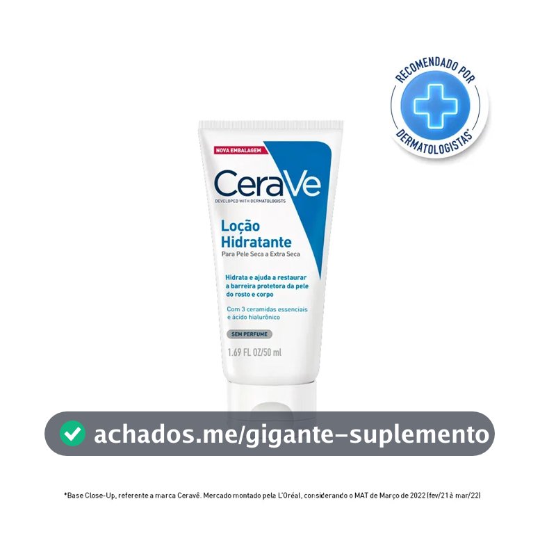 Loção Hidratante Para Pele Seca A Extra Seca 50ml Cerave