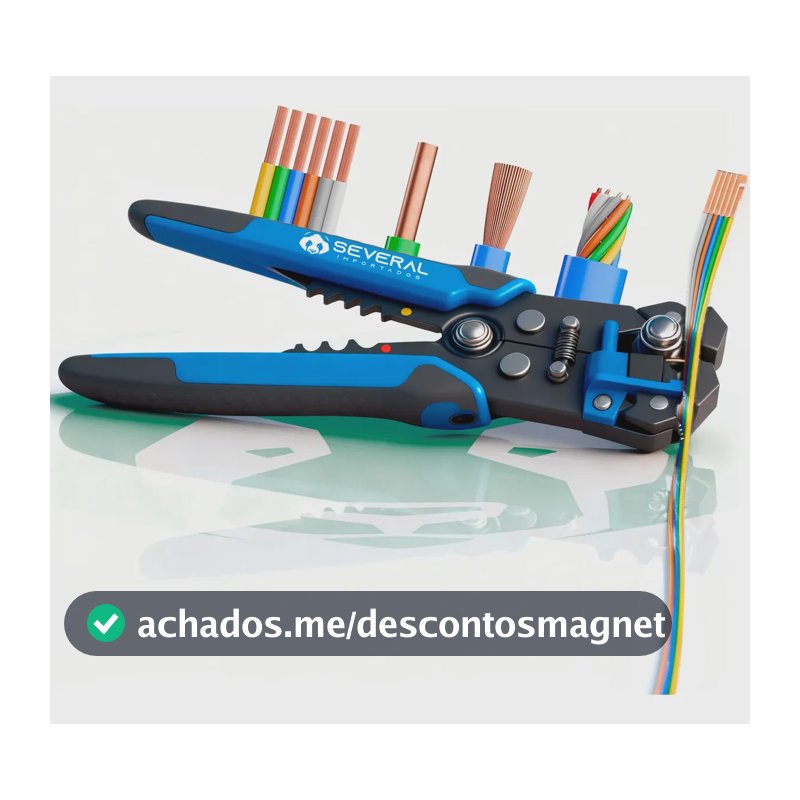 Alicate Desencapador e Crimpador Automático 8 para Fios de 0.2 a 6.0 mm2