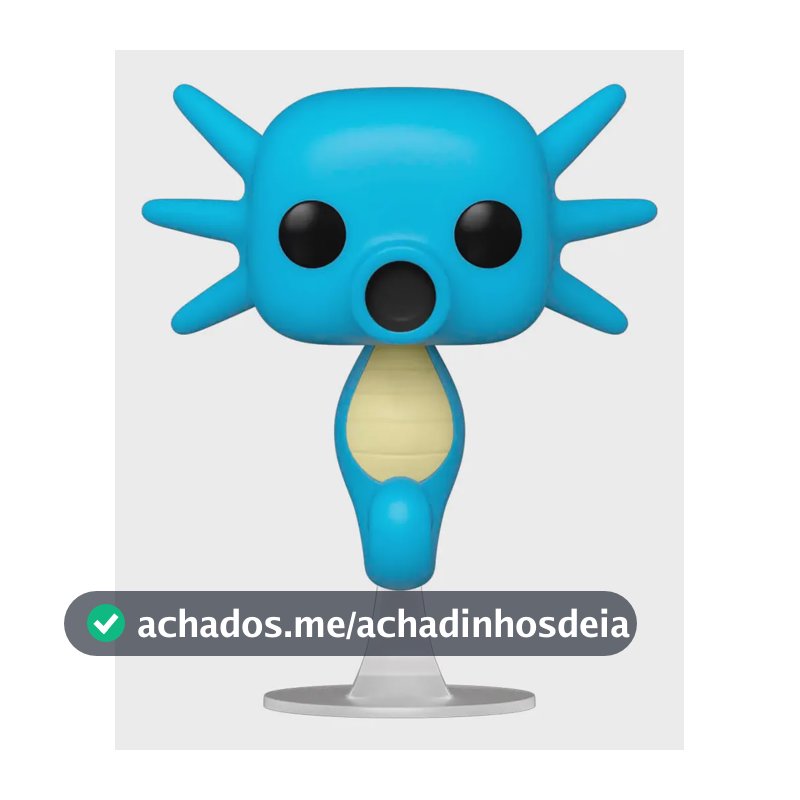 Boneco Funko Pop Pokémon Horsea Com Base Games #844 Original