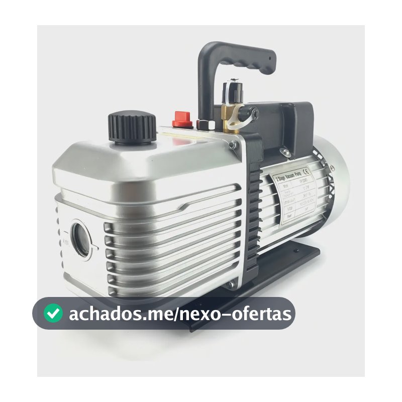 Bomba De Vácuo 12cfm Duplo Estágio 340l/min 1hp Vp2200d Bi-v 110v/220v (bivolt)