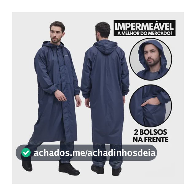 Capa De Chuva P/ Pesca Pescaria Caça Acamp Reforçada Oferta
