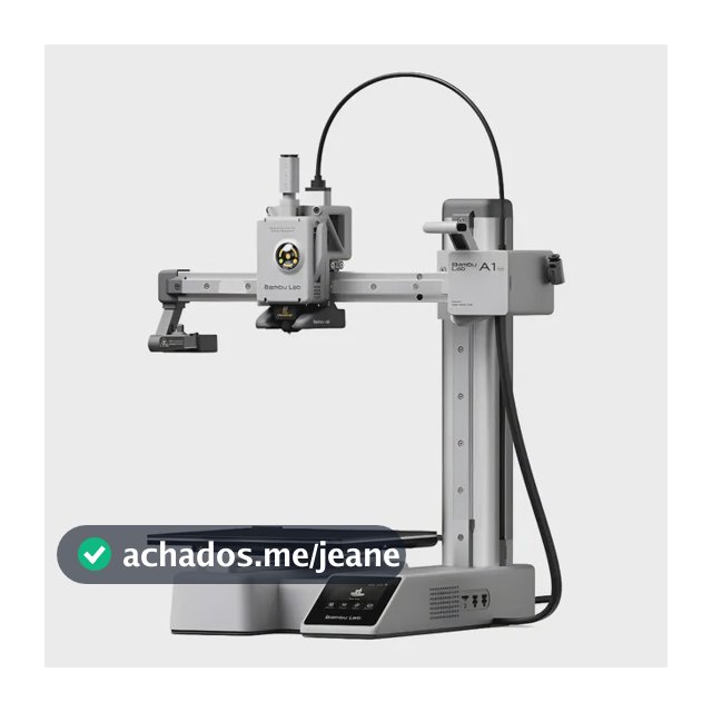 Impressora 3d Bambu Lab A1 Mini Sem Ams + Suporte E Assisten 127/220v Cinza