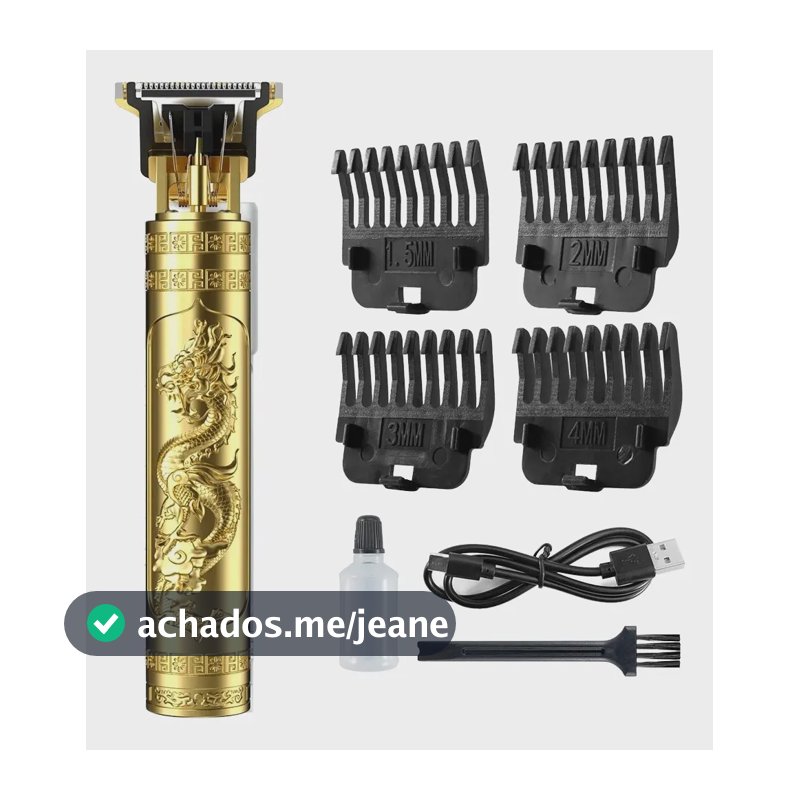Máquina De Cortar Cabelo Máquina Barbear Barbeador Eletrico
