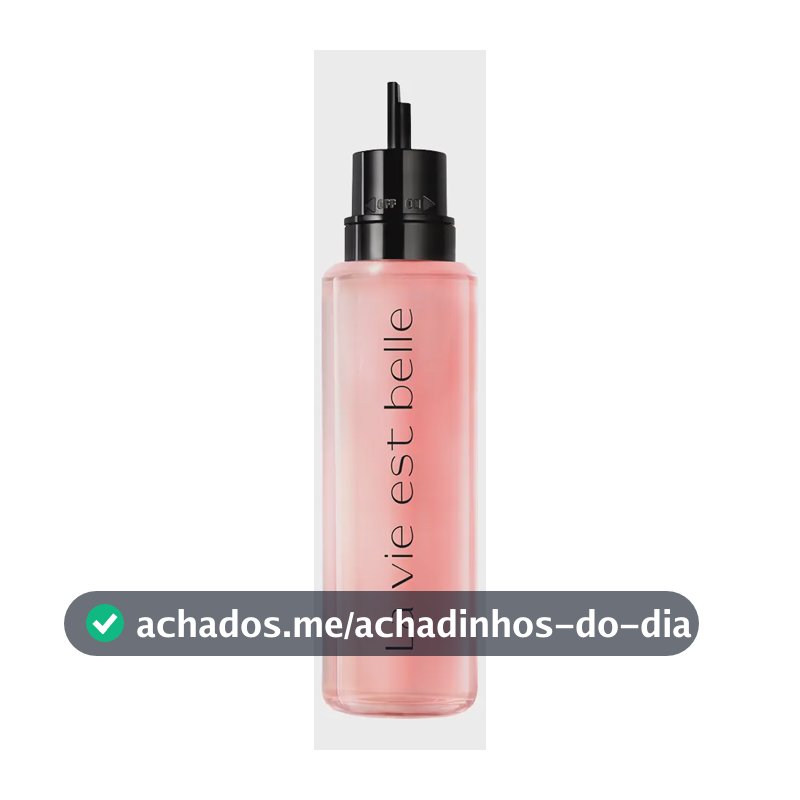Refil Perfume Feminino Eau De Parfum, Fragrância Floral Gourmand Inebriante Com Íris Nobre E Baunilha, Aroma De Felicidade E Feminilidade, La Vie Est Belle Lancôme, Frasco Com 100ml