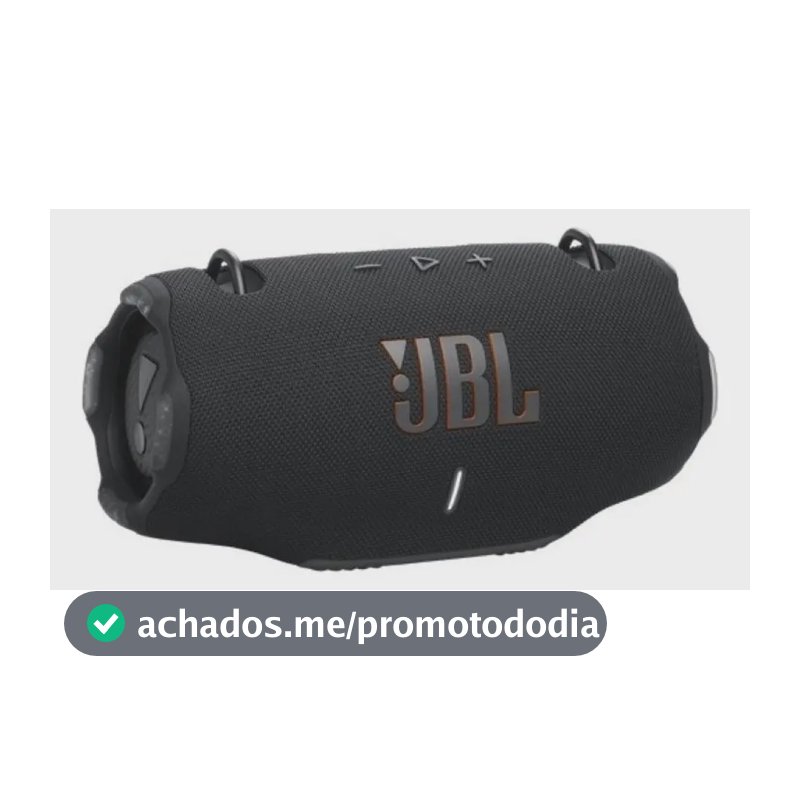 Caixa de Som Bluetooth Portátil Xtreme 4 JBL Cor Preta