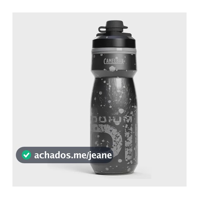 Garrafa Caramanhola Camelbak Podium Dirt 621ml Cinza Cinza-escuro
