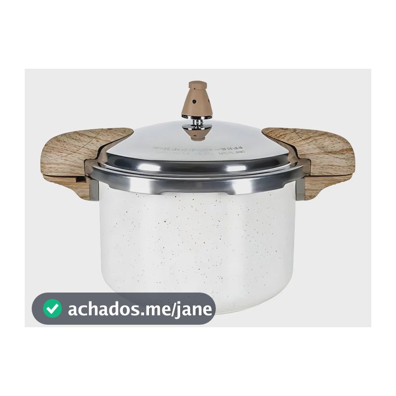 Panela De Pressão Brinox Indução 5,4l 22cm Vanilla Vanilla