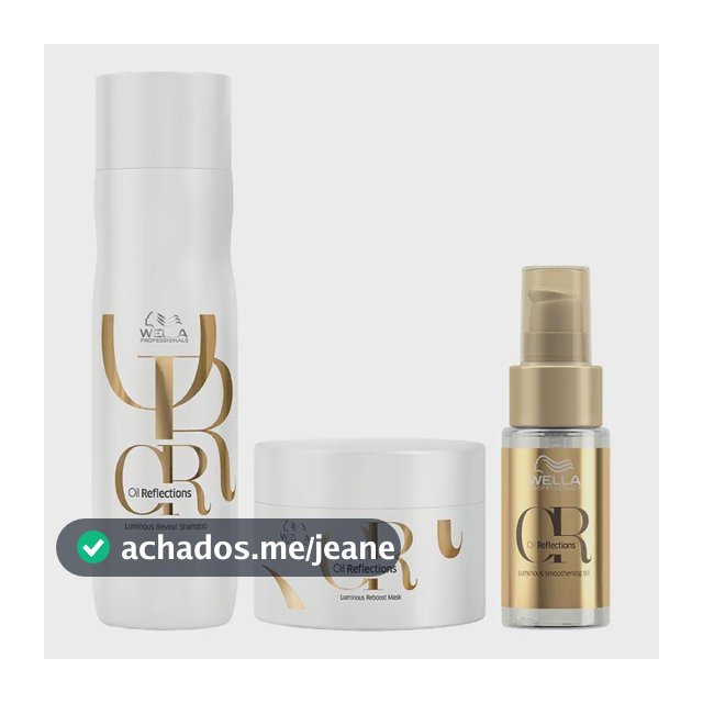 Kit Wella Oil Reflections Sh250+ol30+masc150