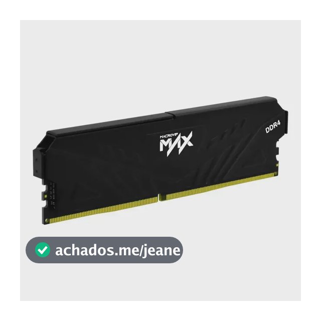 Macrovip MVX32N16/8 Max Memória RAM DDR4 8GB 3200MHz CL16 Alto Desempenho para Desktop