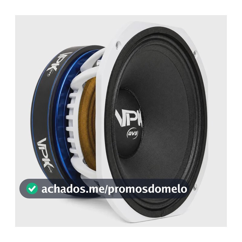 Alto Falante QVS VPK 10 60 PRO S 4 ohms Medio Grave 10 Polegadas Som Automotivo Som Profissional Medio de 10 Woofer
