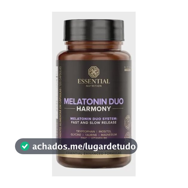 Melatonin Duo Harmony 120 Cápsulas Essential Nutrition