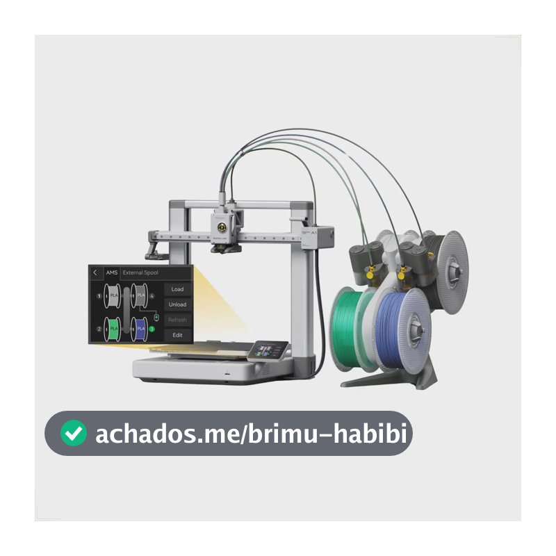 Impressora 3d Bambu Lab A1 Combo Ams Prateado