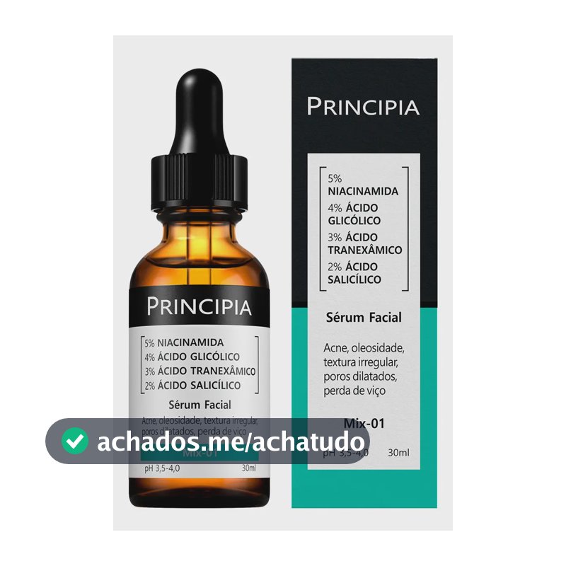 Sérum Facial Principia Mix-01 Uso Noturno Para Todos os Tipos de Pele