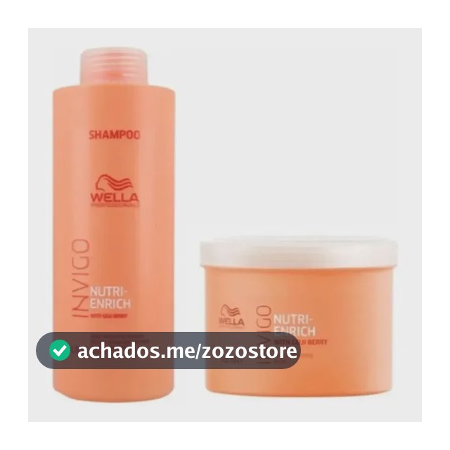 Kit Wella Professionals Invigo Nutri-Enrich nutrição de 1500ml