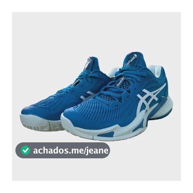 Tenis Asics Court Ff 3 Teal Blue/white Feminino