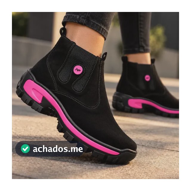 Bota Coturno Feminina Confortável Segurança Resistente Leve