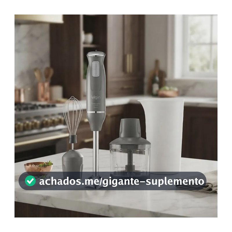Mixer Power Inox 3 Em 1 600w Elgin Lunar -