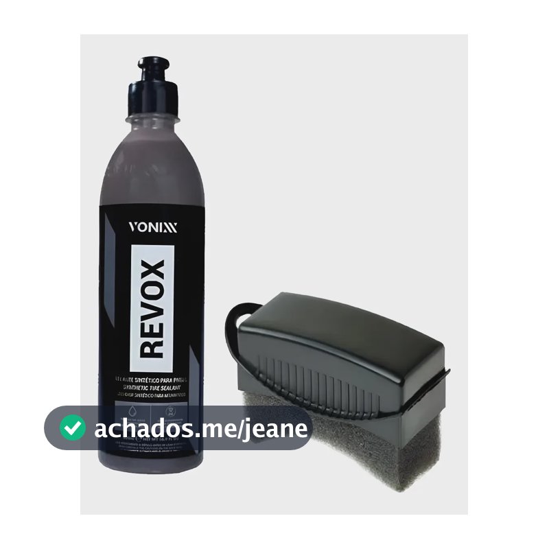 Revox Vonixx Pretinho Selante Pneus 500ml Aplicador Kit