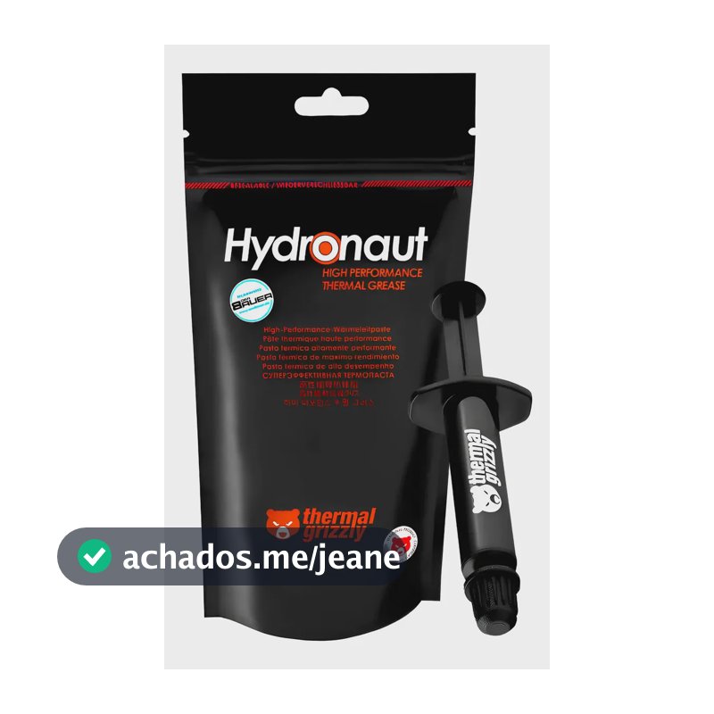 Pasta Térmica Thermal Grizzly Hydronaut 1g Alta Performance Preto