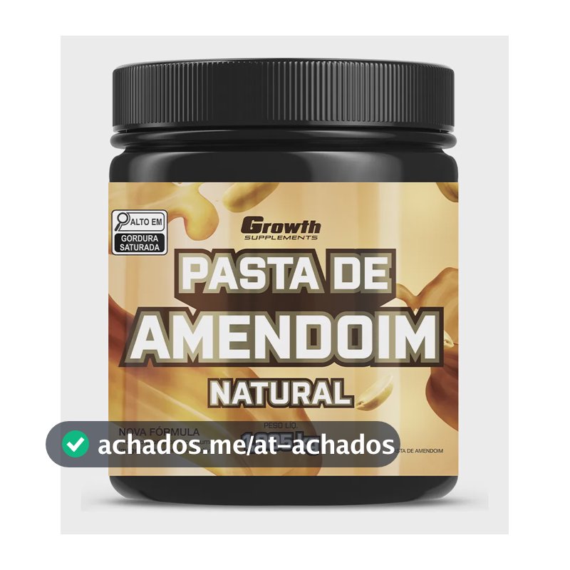 Pasta De Amendoim Integral Torrado 1kg Growth Supplements Natural