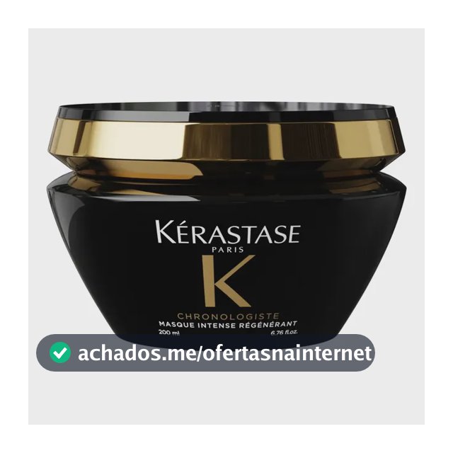 Máscara Capilar Regeneradora para Hidratação Profunda, Brilho Intenso e Controle do Frizz Chronologiste Intense Régénérant Kérastase 200ml