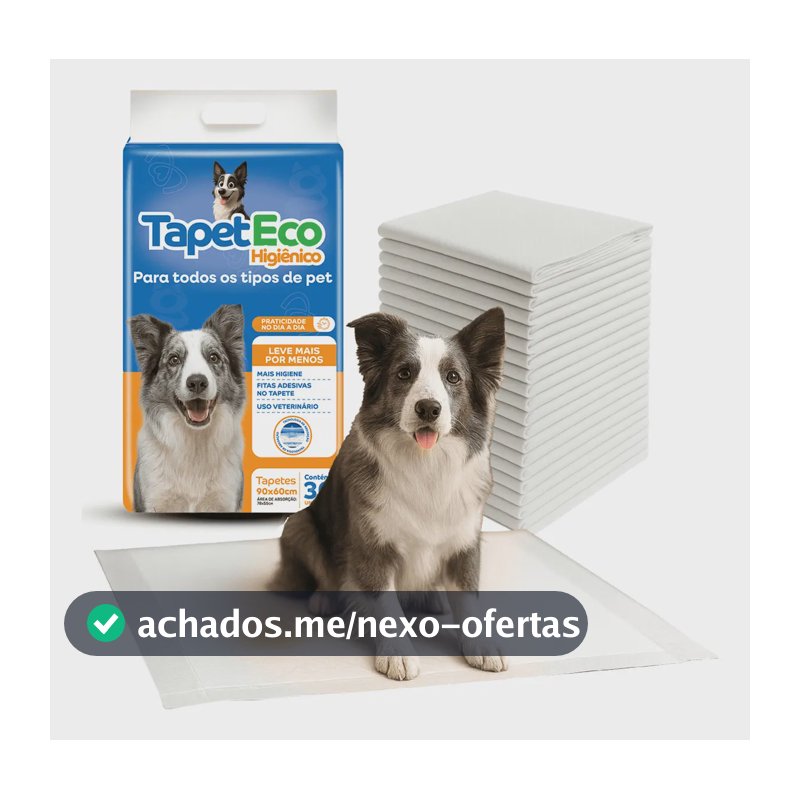 Tapete Higiênico Para Cães Tapete Higiênico Descartável 90x60 30 Unidades Grande Tapete Higiênico Para Cachorro Tapete Pet