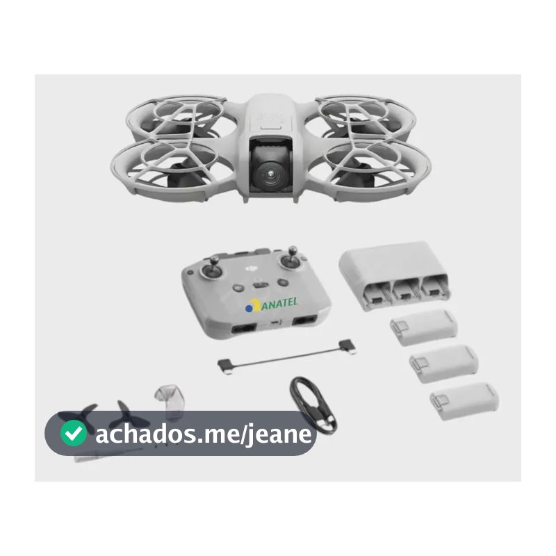 Drone DJI Neo Fly More Combo Cor Cinza