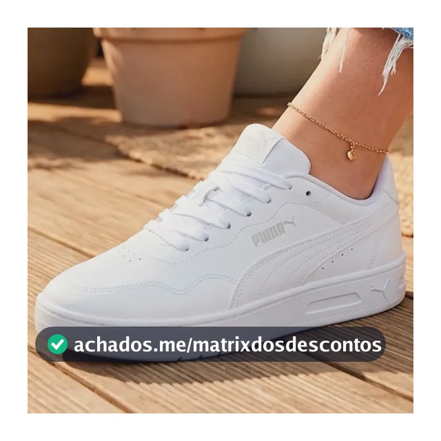 Tênis Puma Lally Court Feminino Casual Softfoam+ Bdp Branco/cinza 37 Br