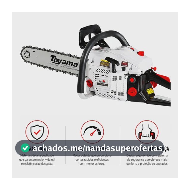 Motosserra Toyama Tcs58h-18snb A Gasolina Cor Branco
