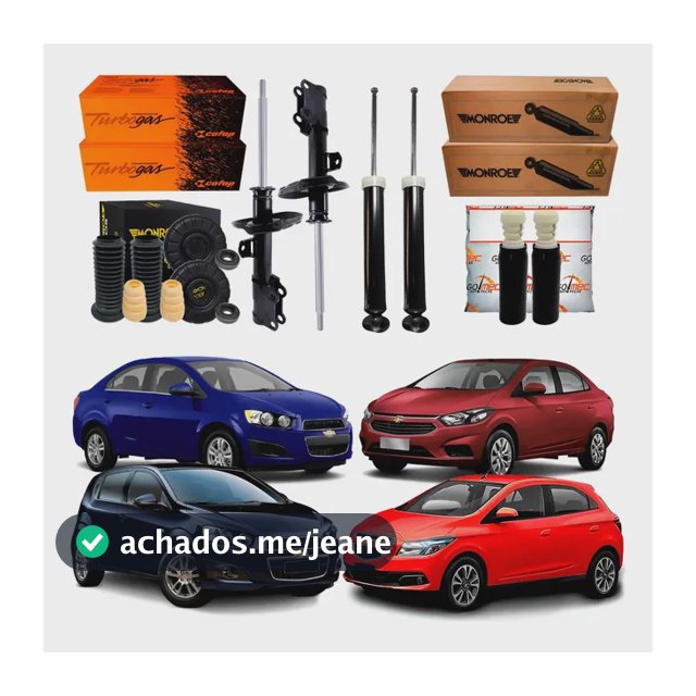 Kit Amortecedor Dianteiro Traseiro Gm Prisma Onix Joy Sonic