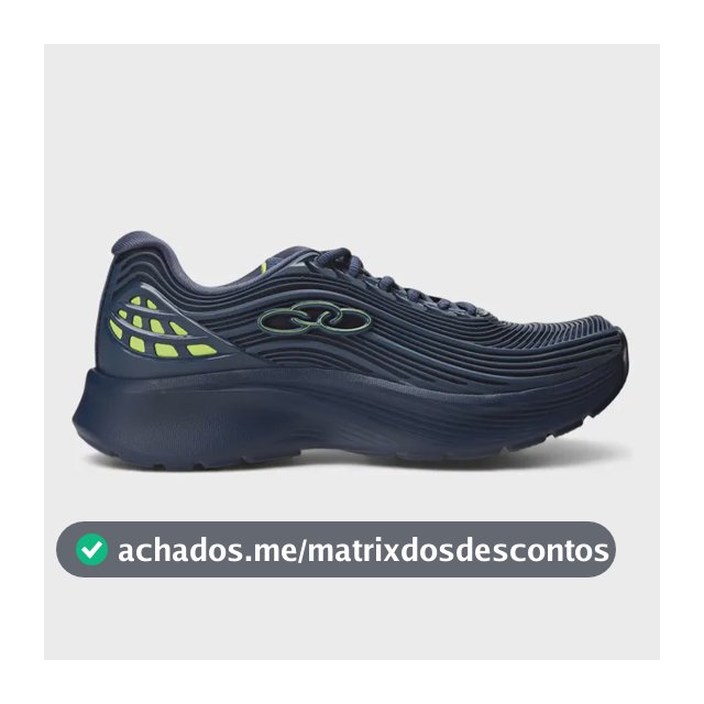 Tênis Esportivo Masculino Fluir Olympikus Petróleo/marinho Liso 39 Br