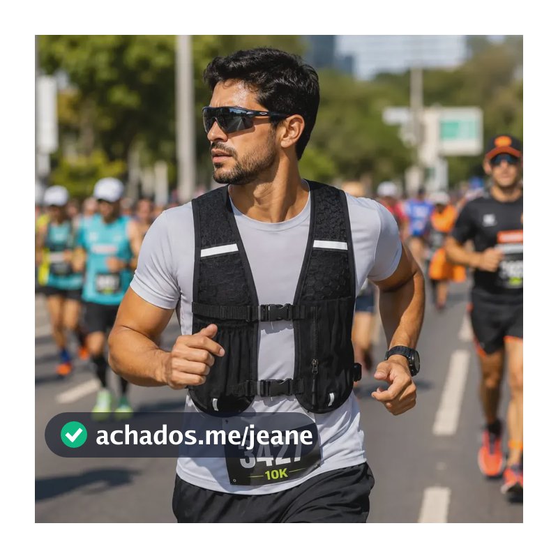 Colete De Hidratação P/ Corrida E Esportes Unissex Reflexivo