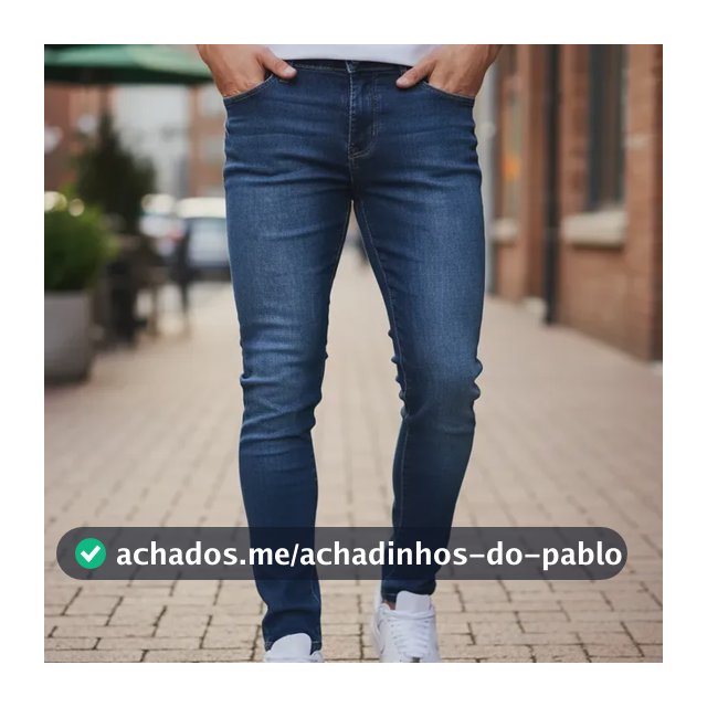 Calça Jeans Masculina Original Elastano Lycra