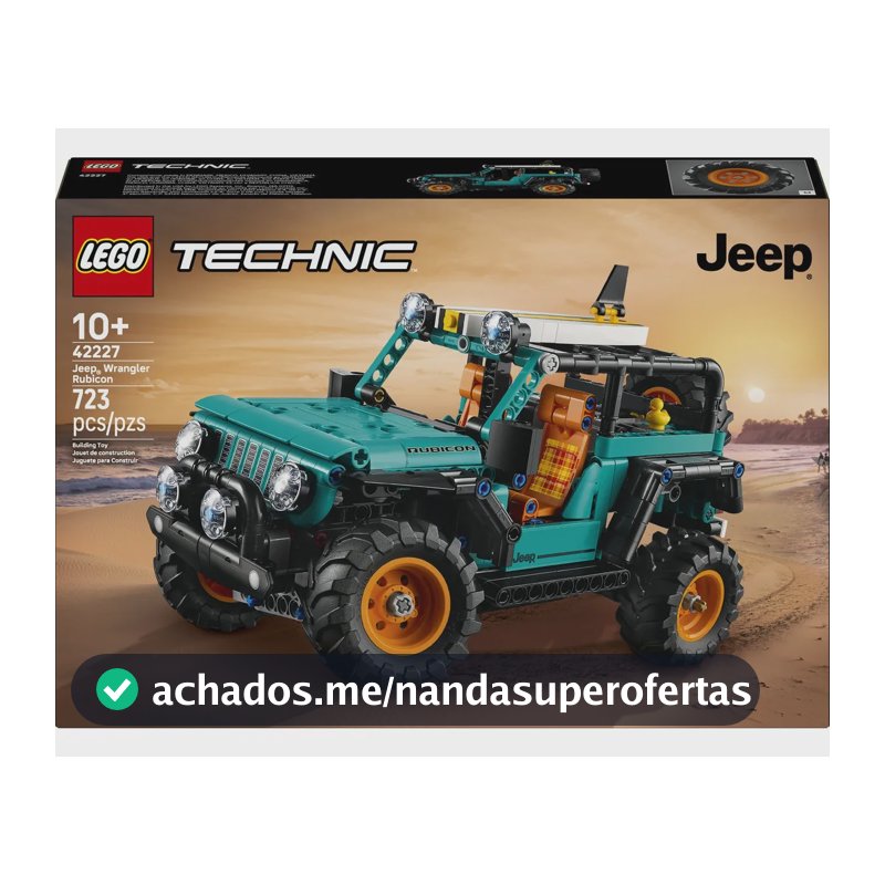 Kit LEGO® Technic Suv Jeep® Wrangler Rubicon 42227