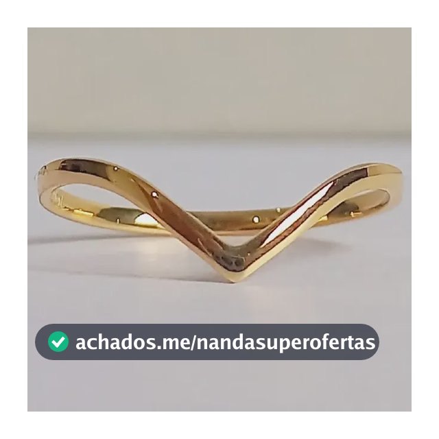 Anel Fino E Delicado Minimalista Ouro 18k