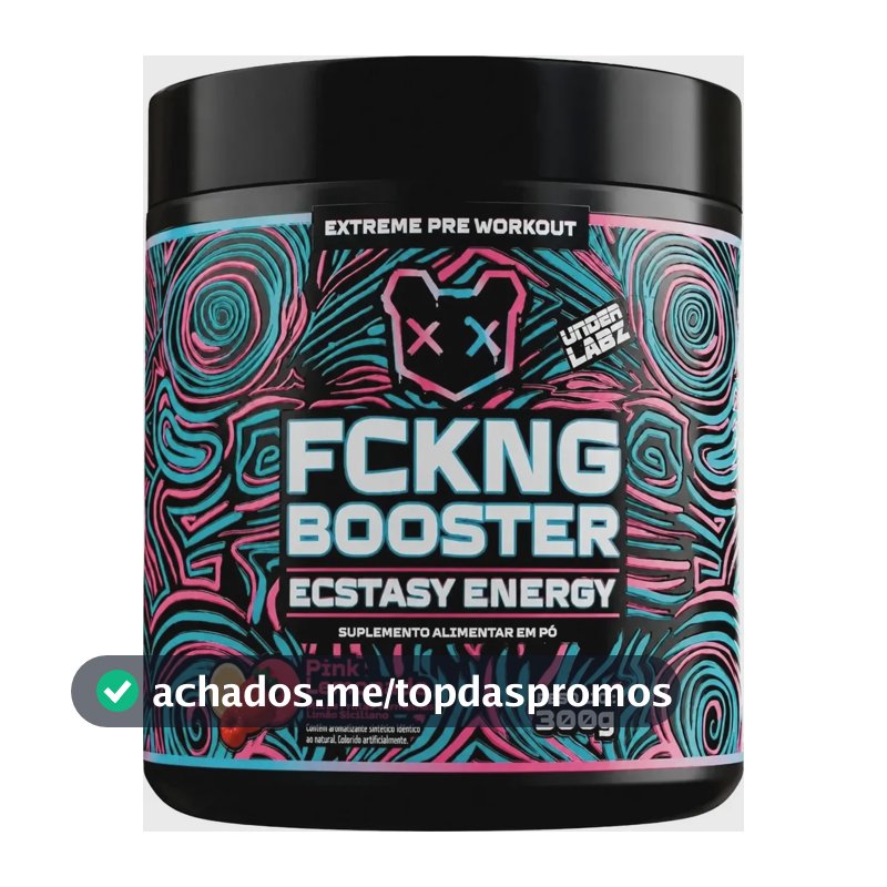 Under Labz Pré Treino Fckng Booster 600g - Under Labz Pó Frutas Vermelhas