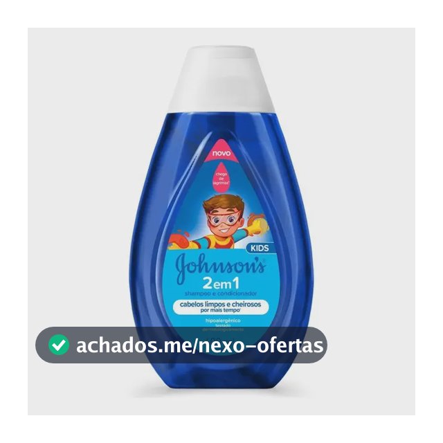 2 em 1 Shampoo e Condicionador Infantil JOHNSON’S 400ml