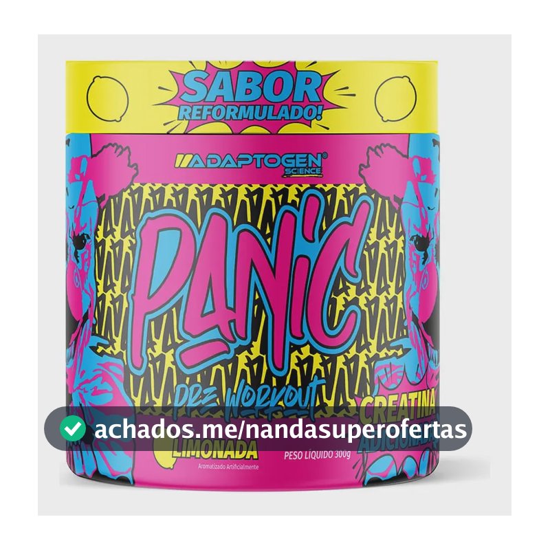 Panic Pré Treino 300g Adaptogen Limonada