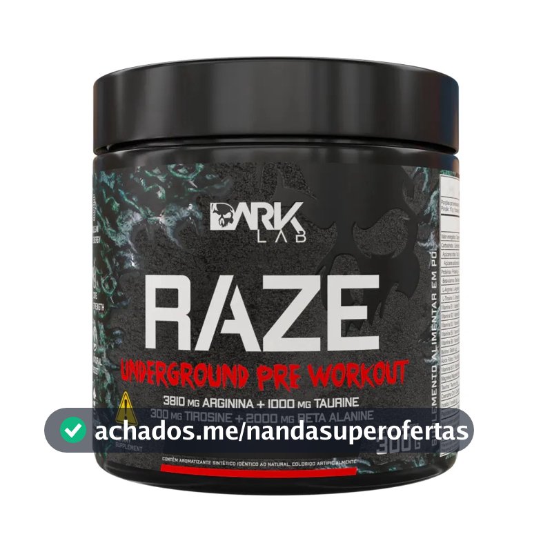 Pre Treino Raze Melancia 300g Dark Lab
