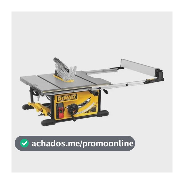 Serra Circular de Bancada DEWALT DWE7492 com Extensão Deslizante até 825mm