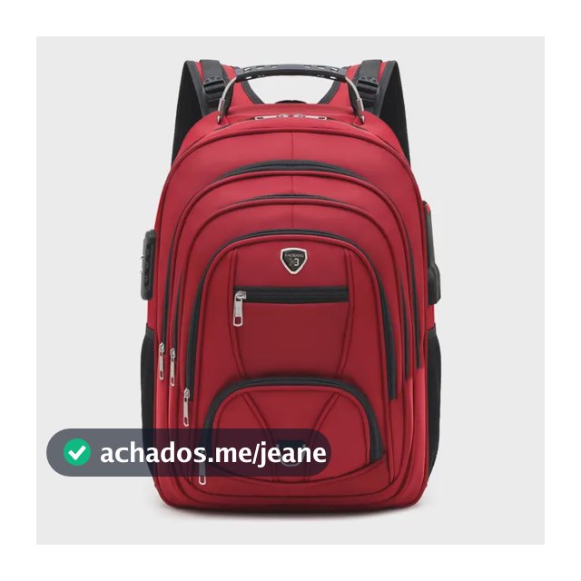 Mochila Ronchang Executiva Impermeável Notebook Masculina